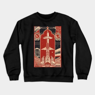 Soviet union space ship concept art Crewneck Sweatshirt